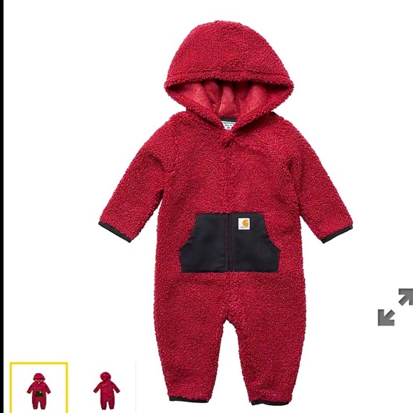 Carhartt Rumba Red coverall for baby - Picture 9 of 9